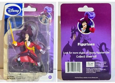 Walt Disney Villains Captain Hook Figurine NEW Blister Pack Beverly Hill Teddy  - Image 1 of 4