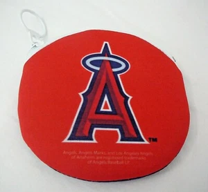 MLB Angels Baseball Red Neoprene SMALL PURSE - Zipper Closure - BIG "A" - NEW - Picture 1 of 5