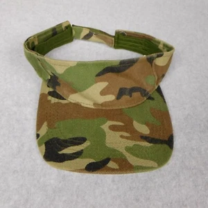 Markenlos Herren verstellbarer Schirmmütze Haken & Schlaufe Einheitsgröße Camouflage grün - Bild 1 von 7