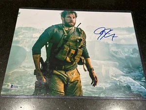 JOHN KRASINSKI 13 HOURS SIGNED PHOTO AUTOGRAPHED 11X14 PHOTO BECKETT BAS - Picture 1 of 3