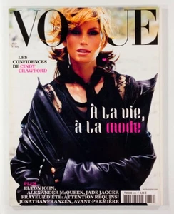 Cindy Crawford ALEXANDER MCQUEEN Elton John PARIS VOGUE August 2002 Jade Jagger - Picture 1 of 1