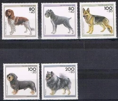 Germany 1995 - Dog Breeds of Germany - Set of 5 - MNH - image 1 of 1
