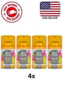 (Lot Of 4) Sure Scents Hawaiian Mist Automatic Air Freshener Refill - 4.5oz Each - Picture 1 of 1