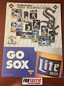 1993 Chicago White Sox Scorecard - American League Championship Series - Picture 1 of 3