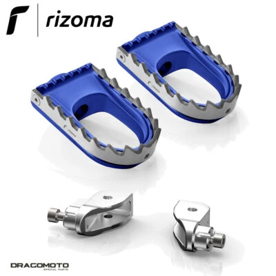 BMW R 1200 GS 2004-2007 Pedane Escape RIZOMA PE641U PE793A Blu Pilota Foto 1 de 4