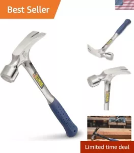 Long Handle Straight Rip Claw Hammer - 1-Piece Alloy Steel Design, Milled Face - Picture 1 of 8