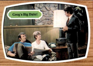 Brady Bunch #79 1969 ¡Greg's Big Date! Tarjeta de Barry Williams y Florence Henderson - Imagen 1 de 2