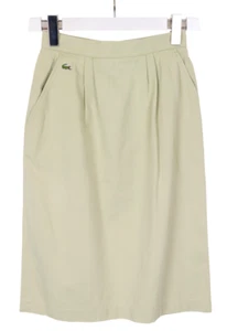 Lacoste Rock Damen (Eu) 38 Plissiert Reißverschluss Fly Split Knielang - Bild 1 von 9