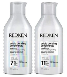 Redken Acidic Bonding Concentrate Shampoo and Conditioner Set 10.1 oz.