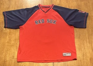 Camisa de calentamiento estilo jersey majestuoso de los Medias Rojas de Boston 2XL térmica - Imagen 1 de 10