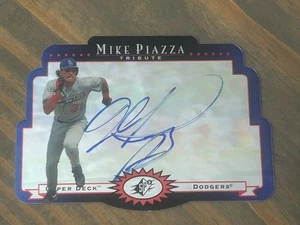 1996 Upper Deck SPX Mike Piazza Tribute Autograph Auto #MPA-1 Dodgers SHIPS FREE - Picture 1 of 11