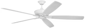 72" Craftmade Santori Matte White Outdoor Ceiling Fan with Remote - Picture 1 of 1