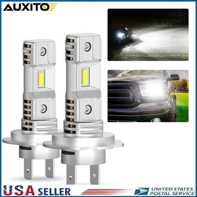 AUXITO Super Bright H7 LED Headlight Kit High Low Beam Bulbs 30000LM 6500K White - Image 1 of 4