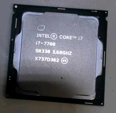 Intel Core i7-7700 (SR338) - 3.6GHz Quad Core 8MB Cache Socket LGA 1151 CPU - - Image 1 of 2