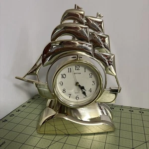 Orologio Ritmo Nave a Vela Tavolo MOTION SHIP ROCKS HTF Batteria Inc Nautica LEGGI - Foto 1 di 2