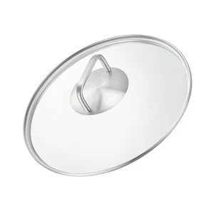 Pfannendeckel 24cm - Universell einsetzbar - Glas, Edelstahl - Bild 1 von 6