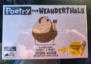 Poesía para Neandertales Juego de Cartas Adivinar Palabras NUEVO ENVUELTO ENCOGIMIENTO GRAN REGALO - Imagen 1 de 2