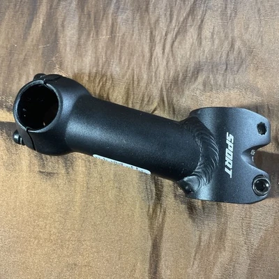 Bontrager Sport bicycle bike stem 105mm +/-10 degree 25.4 mm 1 1/8th Black Alloy - Image 1 of 4