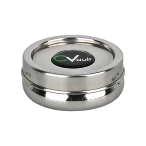 CVault "Twist" Stainless Steel Storage Container with Boveda Pack | 7 Grams - Picture 1 of 1