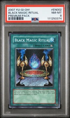 Yu-Gi-Oh! - Premium Pack Black Magic Ritual 2007 PP01-EN002 Unlimited PSA 8 - Image 1 of 2
