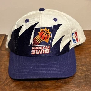 Logo Athletic NBA Phoenix Suns SharkTooth SnapBack HAT, CAP 90s Used Condition - Picture 1 of 19