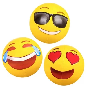 Emoji Beach Ball 12 Pack - 18 Inch Inflatable Beach Balls - Great for Summer ... - Picture 1 of 8