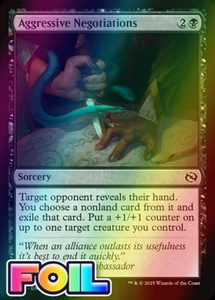 x1 Negociaciones agresivas TDM Tarkir Dragonstorm MTG 70 LÁMINA COMÚN M/NM 1x - Imagen 1 de 3