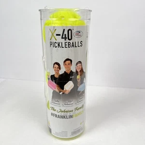 Franklin Sports Outdoor - X-40 Pickleball Balls ~ USA Pickleball (USAPA) ~ NUOVO!!!!! - Foto 1 di 4