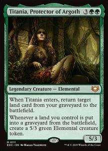 x1 Titania, Protector of Argoth M MTG Commander: Edge of Eternities M/NM, Englis - Picture 1 of 1