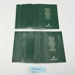 ROLEX Warranty Translation 10 Set Genuine r50724016 - Picture 1 of 5