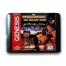 Wrestle Mania The Arcade Game 16 bit MD Memory Card for r SEGA Genesis Megadrive