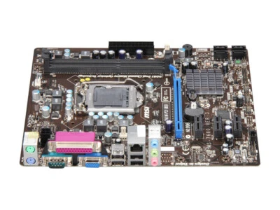 MSI H61M-P21 (B3) LGA 1155 Intel H61 mATX Motherboard - Image 1 of 3