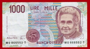 #63333 Banca d’ Italia 1990. Billete 1000 liras MG866552T - Imagen 1 de 2