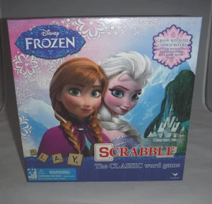Disney Frozen Elsa & Anna The Classic Scrabble Word Game 2014 Cardinal - Picture 1 of 4