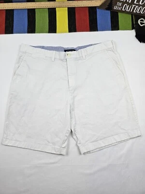 tommy hilfiger men shorts size 40 white chino comfort travel summer beach - Image 1 of 4