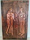 Vintage Pablo Picasso. Handmade Embossed Copper, 40cm x 60cm. Signed. Stamped 