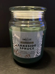 Candle-Lite Limited Edition Lakeside Spruce Large Scented 18oz Jar Candle NEW - Picture 1 of 1