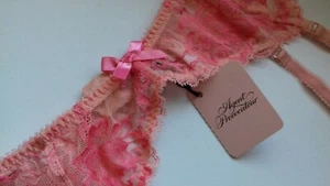 AGENT PROVOCATEUR STUNNING SEXY NUDE/PINK LULA SUSPENDER SIZE 4 LARGE UK12 BNWT - Picture 1 of 4