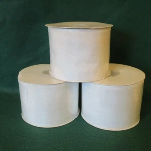 White Simply Sheer Asiana White Tulle Rolls-Lot of 3. 2.75in x 25yds Wedding - Picture 1 of 8
