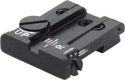 LPA Sig Sauer - P220/225 ect. & XD - Rear Adjustable Sight - Black Serrated