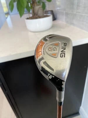 Ping G10 3 Hybrid 18° Ping TFC 129 Graphite STIFF flex Shaft. - Image 1 of 4