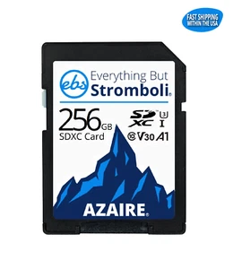 256GB SD Card Azaire U3 SDXC Memory Card for Cannon, Nikon, Kodak, Sony - Picture 1 of 5