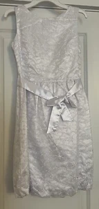 KC Parker Satin Blumenmädchen Kleid Schleife Party Brautjungfer Kommunion Ostern 12 NEU - Bild 1 von 5