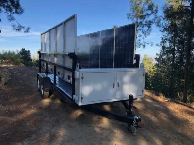 Dc Solar Trailer - Mobile Solar Generator - EXCELLENT Condition - Tested  - Image 1 of 4