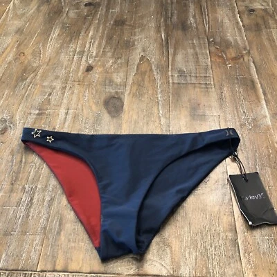 Pantalones de baño Hurley para mujer azul marino y rojo talla L Foto 1 de 2