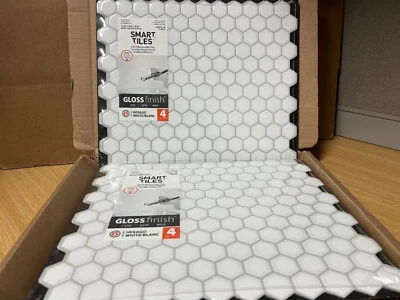 Smart Tiles Hexago 10inx11in Glossy Resin Octagon Subway Peel & Stick Wall Tile - Image 1 of 3