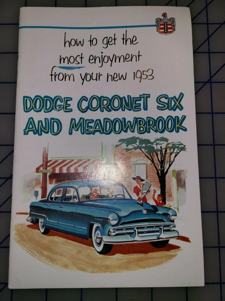 Dodge Coronet Meadowbrook 1953 manual para propietarios  Foto 1 de 1
