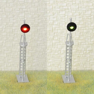 1 x HO scale searchlight block signal model train 2 color LED Red/Green #SS87S2 - Picture 1 of 4