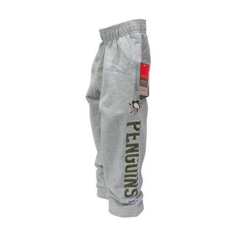 Pittsburgh Penguins Reebok NHL Youth Post Game Gray Sweatpants Cover