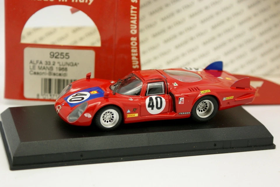 Best 1/43 - Alfa Romeo 33 2 Long Tail Le Mans 1968 No. 40 - Image 1 of 1